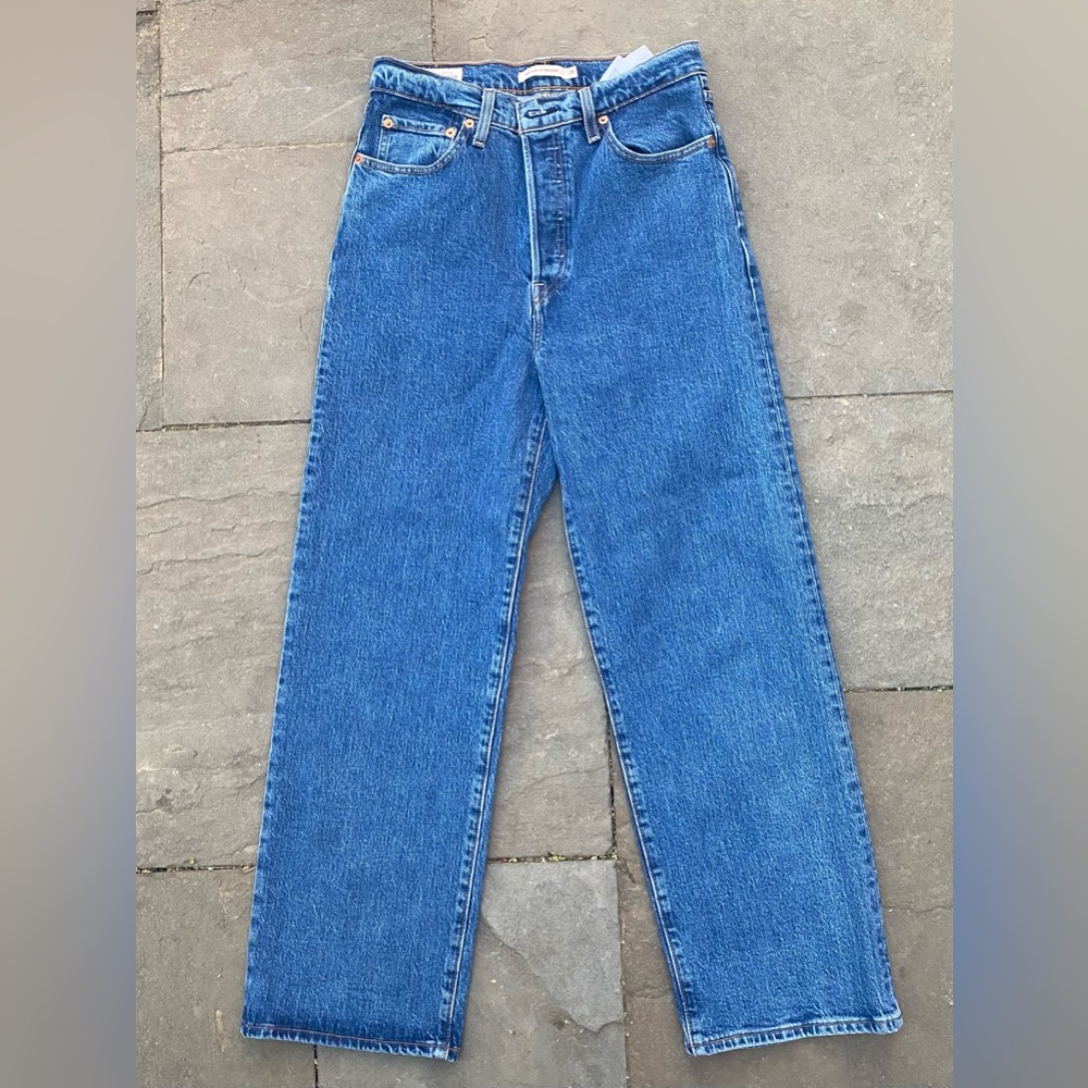 Levi’s Ribcage Straight Crop Premium Denim
